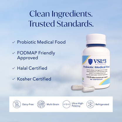 VSL #3® High-Potency Probiotic Medical Food, Dietary Management of IBS & UC