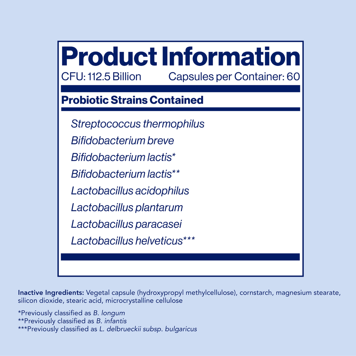 VSL #3® High-Potency Probiotic Medical Food, Dietary Management of IBS & UC